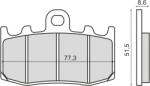 RMS Placute frana sinter BMW K1200S 05 08 (225101603RM)