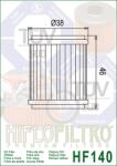 HifloFiltro Filtru Ulei HF140 Hiflofiltro Husqvarna Yamaha (HF140)