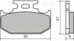 RMS Placute frana Kawasaki KX 125 89- 95 Suzuki RM 250 89- 94 (225101790RM)