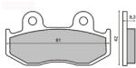 RMS Placute frana sinter Honda SH 150 fata (225100273RM)
