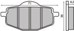 RMS Placute frana MBK Flyone (225102730RM)