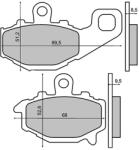 RMS Placute frana Kawasaki ZRX 400 94- 01 Z750 04- 05 (225101220RM)