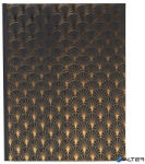 Exacompta Vendégkönyv, 27x22 cm, 50 lap, EXACOMPTA 'Neo Deco', fekete (47985E)