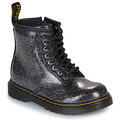 Dr. Martens Csizmák 1460 T Black Silver Nebula Glitter Fekete 23