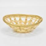  Hosszúkás áttört bambusz tál 17, 5*13, 5cm