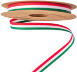 Valex Decor Magyar nemzeti színű szatén szalag, anyagában színes, 2 oldalas - 10mm x 10m (NR10-02)