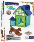 Magna-Tiles Dog House, set magnetic 13 piese Jucarii de constructii magnetice