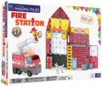 Magna-Tiles Fire Station, 50 piese Jucarii de constructii magnetice