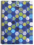  Caiet A4 80 file, cu spira, linii, Canvos, 843106 (16000112)