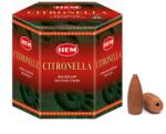 HEM Visszaáramló Kúpfüstölő - Citronella (Citronella)