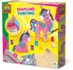 SES Creative Pictură cu diamante - 3D Unicorni (14134)