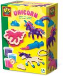SES Creative Plastilină - Sclipici neon pentru unicorni (410)