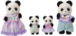 EPOCH Sylvanian Families Familia de urși panda - Pookie Panda 5529 (5529) Figurina
