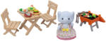 EPOCH Sylvanian Families Set de picnic cu grătar, Elefănțica (5640) Figurina