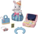EPOCH Sylvanian Families Set de călătorie pentru weekend - Mama iepuraș de zăpadă (5641) Figurina