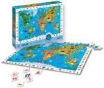 Sentosphère Puzzle 100 de piese - Caută și găsește - Harta animalelor (7501)