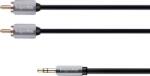 Krüger&Matz Jack 3, 5mm - 2RCA stereo 1, 8 m KM0310 (L-KM0310)