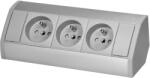 ORNO Priză triplă de bucătărie argintie 230V (O-OR-GM-9001_G)