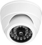ORNO Mini cameră dummy albă cu LED-uri IR pe baterii (O-CD-4_W)