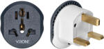 ORNO Adaptor de călătorie UK, priză universală 230V (O-TA-7)