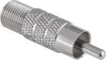 Cabletech Adaptor RCA - conector F ZLA0471 (L-ZLA0471)