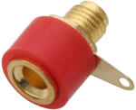 banane conectori GOLD mici ROȘII (9721-)