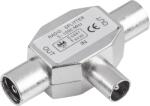 Cabletech Combiner antenă IEC pin - 2x priză, metalic (L-ZLA0362)