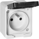ORNO Priză AQUATIC MINI IP54 2P+E, alb/negru (O-OR-OE-7305_WB)