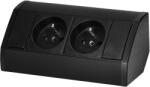 ORNO Dublă priză de mobilier neagră 2x2P+E (O-OR-GM-9005_B)