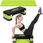 Neo-Sport Step aerobic cu 3 trepte NS-400 verde (J-140000)