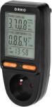ORNO Calculator negru cu ecran LCD, energetică (O-OR-WAT-435_B)