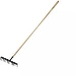 Dedra Grebla întărită cu 16 dinți, cu mâner din lemn 80C052 (DED-80C052) Grebla