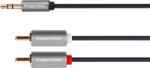 Krüger&Matz Jack 3, 5mm - RCA 2x 10m Basic KM1215 (L-KM1215)