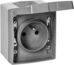 ORNO Priză AQUATIC PRO IP 55 2P+E, gri/grafit (O-OR-OE-7405_GR)