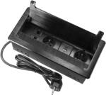 ORNO Sertar negru pentru mobilier cu USB și rețea (O-OR-GM-9041_B)