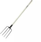 DEDRA-EXIM Furcă cu 4 colți cu mâner interschimbabil din lemn 80C016 (DED-80C016) Furca
