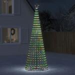 vidaXL LED коледна елха 688 LED цветна 300 см (358071)