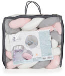 Cangaroo Braidy fonott fejvédő 180cm pink/szürke