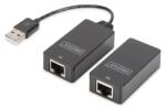 ASSMANN Extensor USB DIGITUS pentru transmisie până la 45m, negru