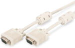 ASSMANN ak-310103-100-e : : Кабел vga, hd15, с феритен филтър, бежов, 10.0 м