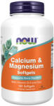 NOW Calcium & Magnesium Softgels 120 comprimate