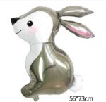  Szürke nyuszi lufi - partywebshop