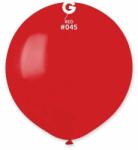  Piros pasztel latex lufi 48 cm