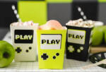  Game on popcorn tartó 6 db - partywebshop