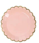  Barack színű papírtányér 10 db