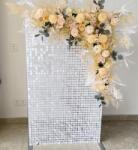  Party háttér fehér flitter panel