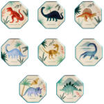  Dino tányér 8 db Meri Meri - partywebshop