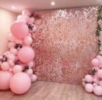  Party háttér rosegold flitter panel - partywebshop