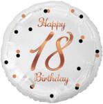  Fehér-rosegold 18-as fólia lufi