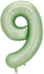  9 szám pisztácia zöld lufi